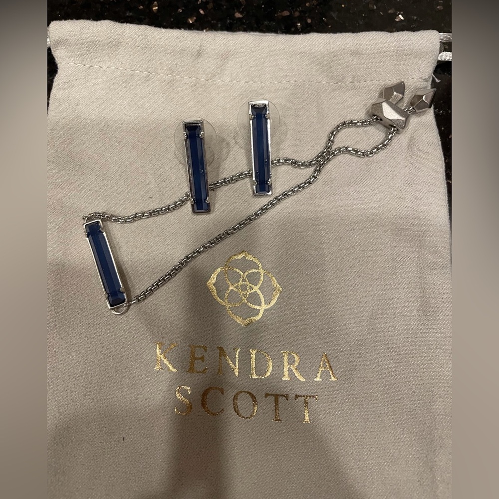 Kendra Scott earring and bracelet set